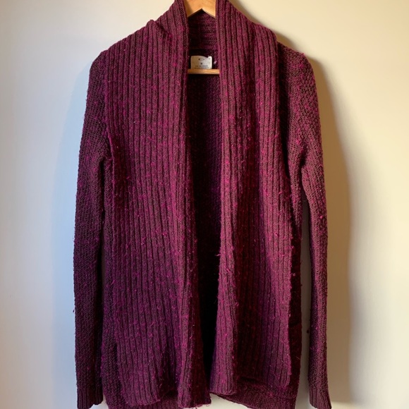 Urban Outfitters Sweaters - Pins and Needles Open Chunky Cardigan Magenta Sz M